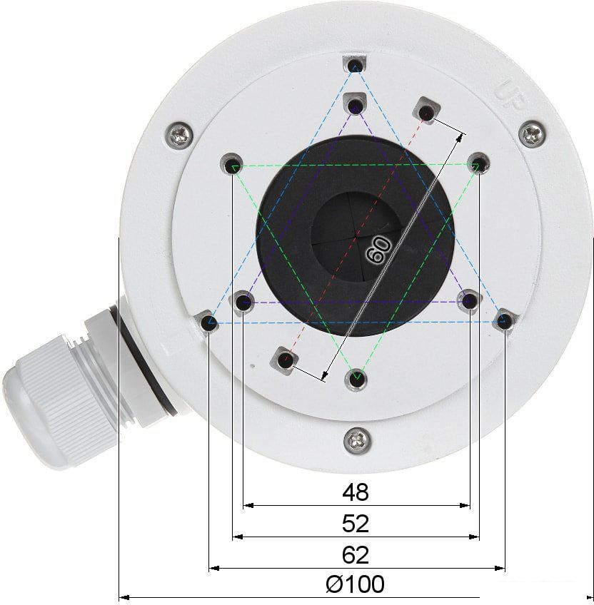 Кронштейн Hikvision DS-1280ZJ-XS