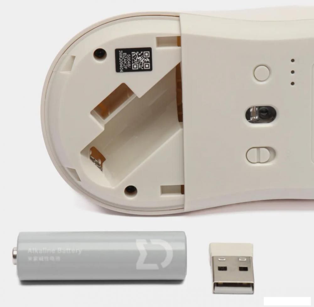 Мышь Xiaomi Wireless Mouse 3 XMWXSB03YM (бежевый, китайская версия)