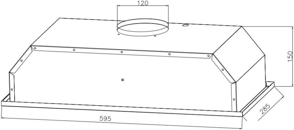Кухонная вытяжка Weissgauff Box 600 White