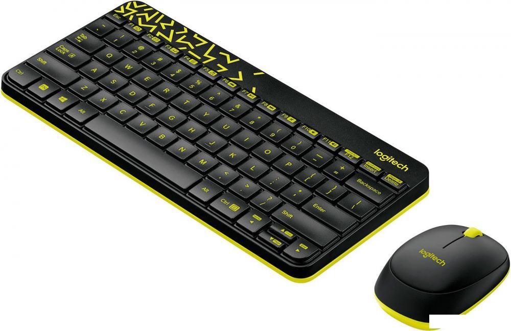 Офисный набор Logitech MK240 Nano 920-008198 (черный)