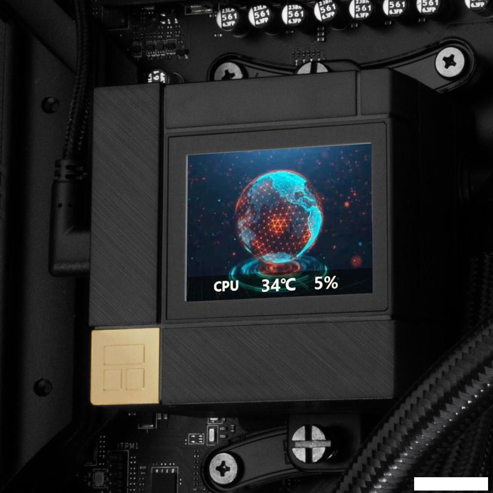 Система жидкостного охлаждения для процессора Thermalright Core Matrix 360 Vision ARGB (черный)