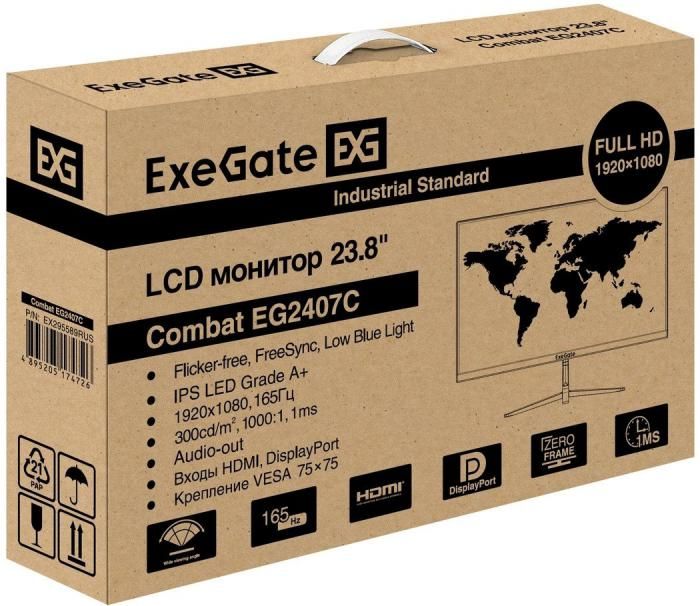 Игровой монитор ExeGate Combat EG2407C EX295589RUS