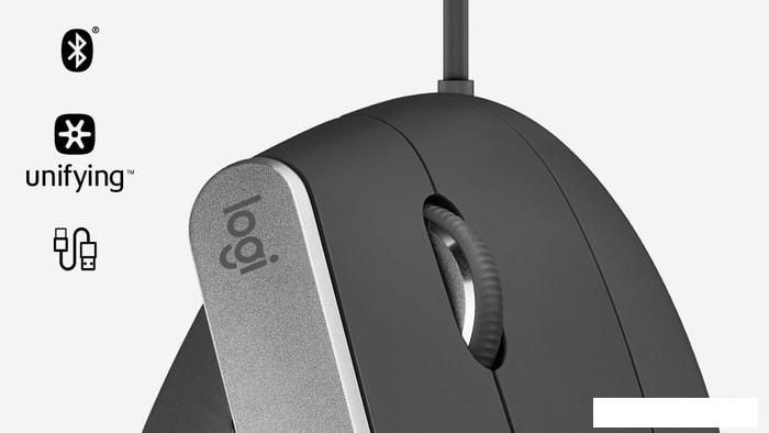 Вертикальная мышь Logitech MX Vertical