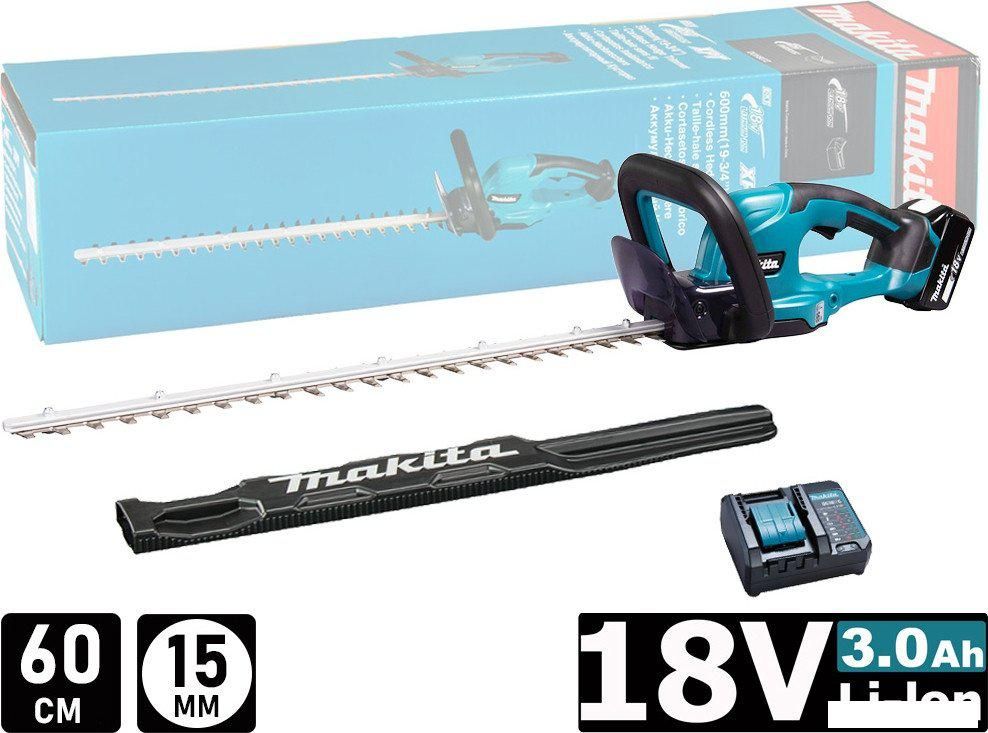 Кусторез Makita DUH607F001 (с 1-м АКБ)