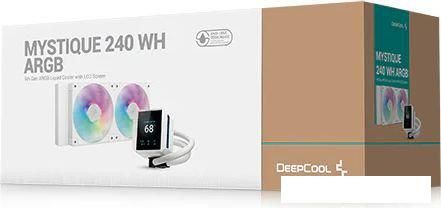 Система жидкостного охлаждения для процессора DeepCool Mystique 240 WH ARGB R-LX240-WHDSNMCP-G-1