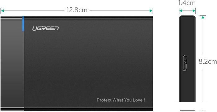 Бокс для накопителей 2.5" Ugreen 30847