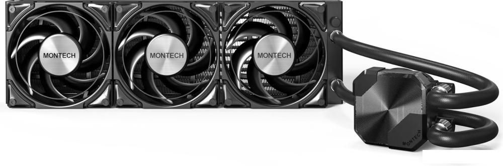 Система жидкостного охлаждения для процессора Montech HyperFlow Silent 360 (черный)