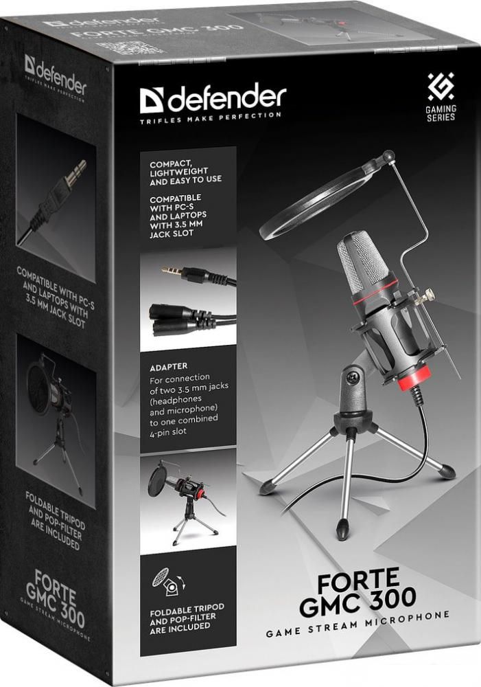 Проводной микрофон Defender Forte GMC 300
