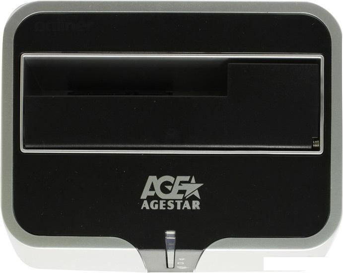 Бокс для накопителей 2.5" и 3.5" AgeStar 3UBT2 Silver