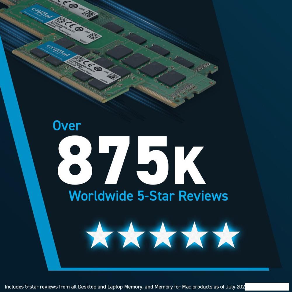 Оперативная память Crucial 2x32ГБ DDR5 5600 МГц CT2K32G56C46U5