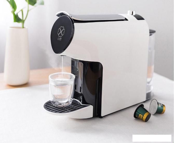 Капсульная кофеварка Scishare Capsule Coffee Machine 2 S1102 (с переходником на евровилку, белый)