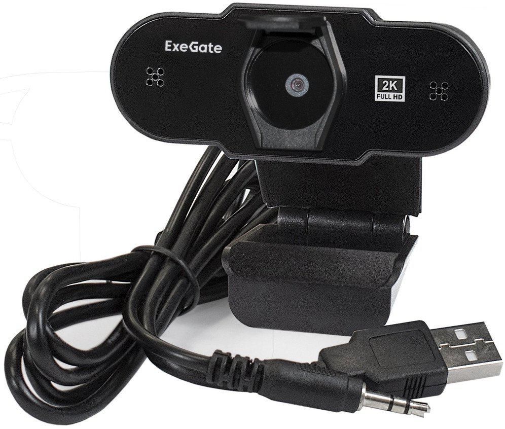 Веб-камера ExeGate BlackView C931 2K Tripod