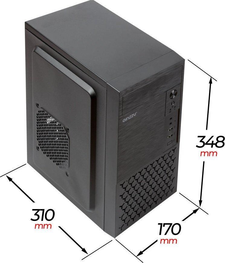 Корпус Ginzzu B410