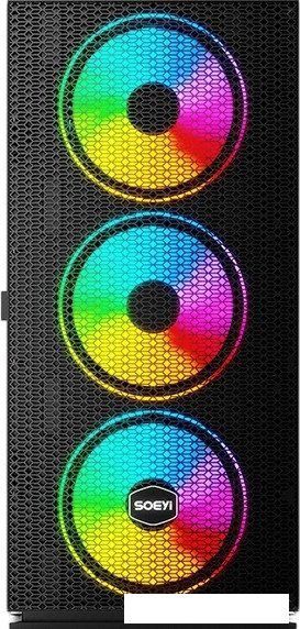 Корпус Soeyi AX8-B20 Tempered Glass
