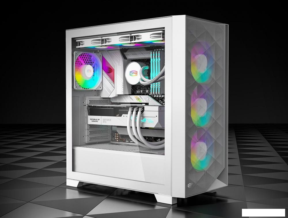 Корпус PCCooler C3D510 ARGB (белый)