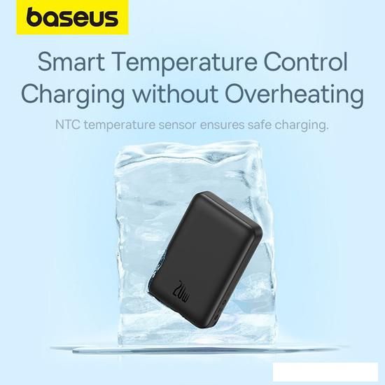 Внешний аккумулятор Baseus Magnetic Mini Air Wireless Fast Charge Power Bank 20W 10000mAh (черный)