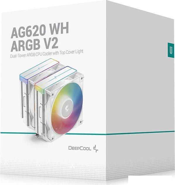 Кулер для процессора DeepCool AG620 WH ARGB V2 R-AG620-WHAMMN-GJD
