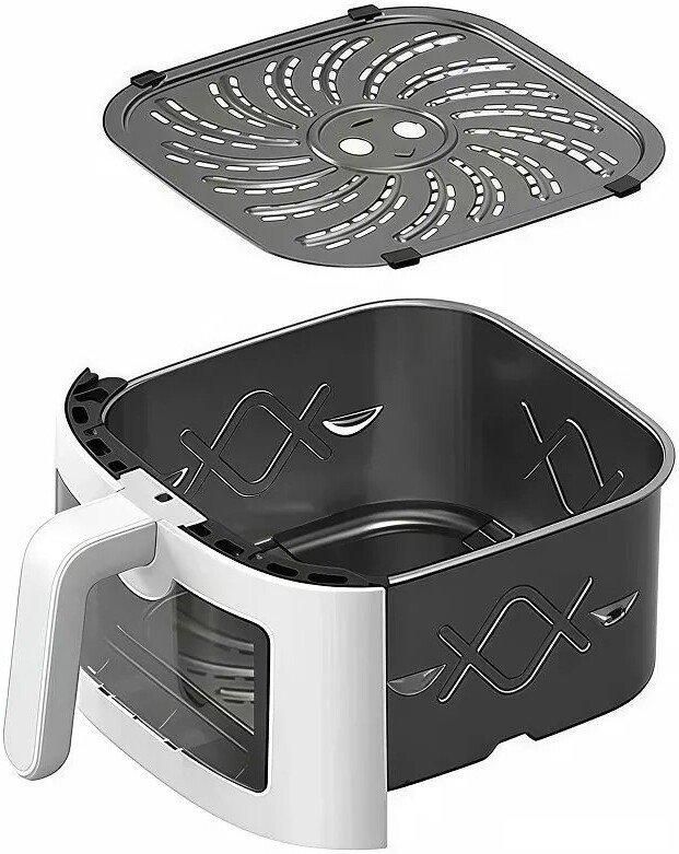 Аэрогриль (аэрофритюрница) Beheart Smart Air Fryer 6L AF-E6003-AS (с евровилкой, белый)