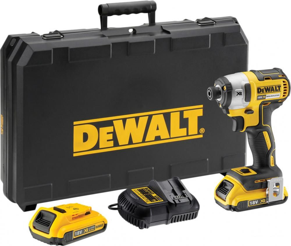 Винтоверт DeWalt DCF887P2 (с 2-мя АКБ 5 Ah)