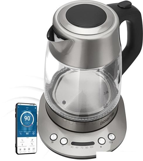 Электрический чайник Polaris PWK 1775CGLD Wi-Fi IQ Home