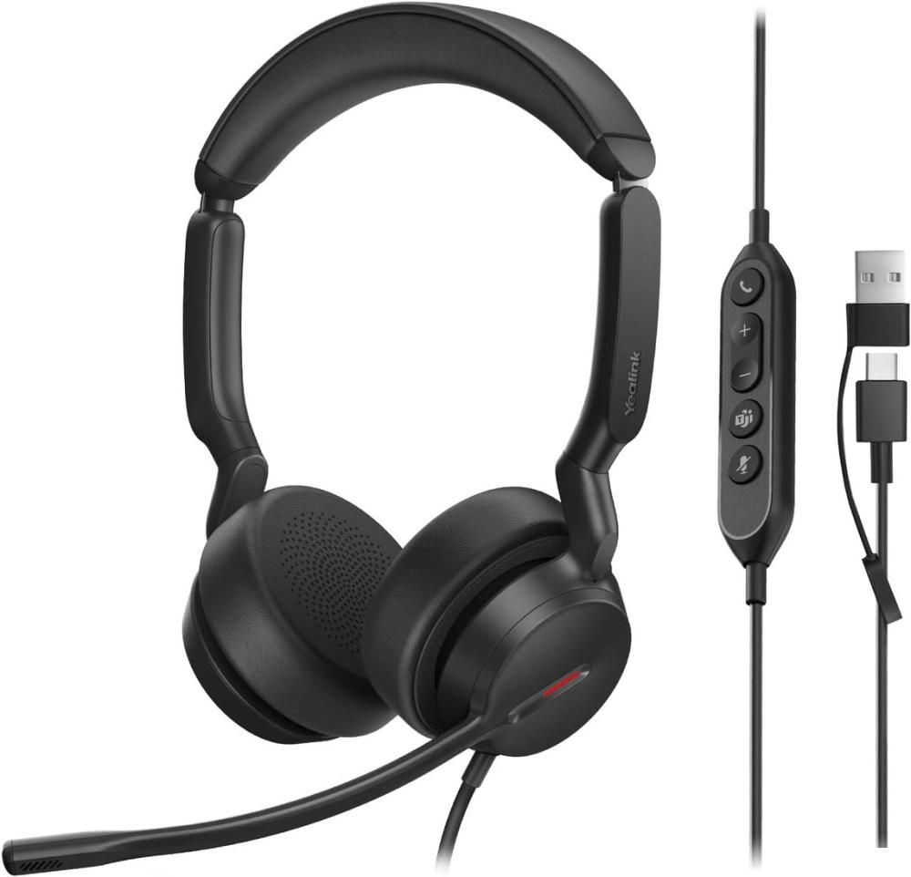 Офисная гарнитура Yealink UH44 Dual UC USB-C/A