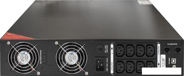 Источник бесперебойного питания ExeGate SinePower UHB-2000.LCD.AVR.C13.RJ.USB.2U
