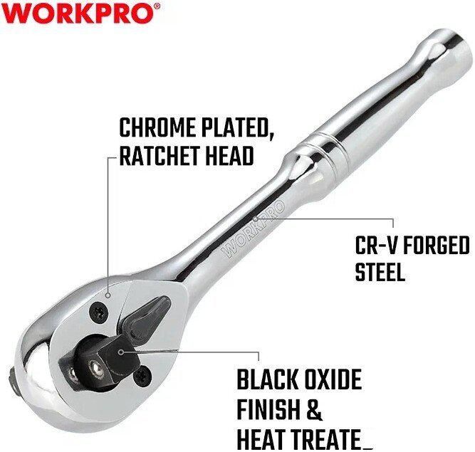 Вороток с трещоткой Workpro WP271014