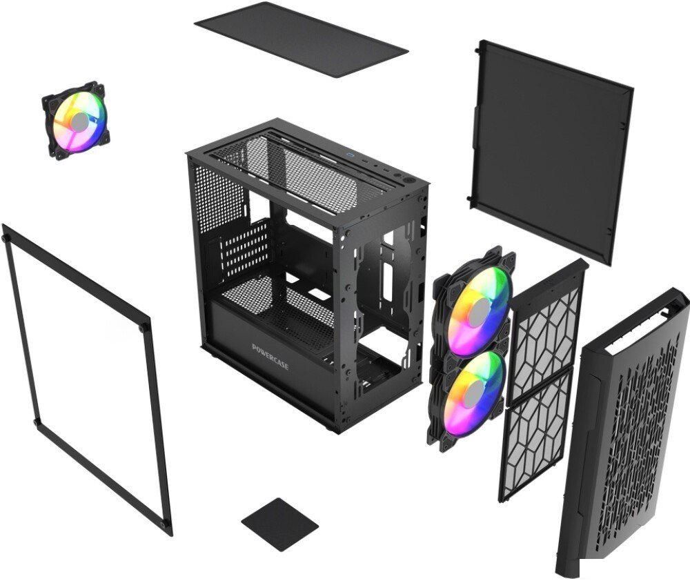 Корпус Powercase Mistral Micro D3B ARGB V2 CMMDB-A3-V2