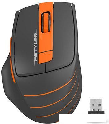 Мышь A4Tech Fstyler FG30S (серый/оранжевый)