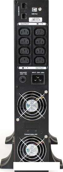 Источник бесперебойного питания ExeGate SinePower UHB-2000.LCD.AVR.C13.RJ.USB.2U