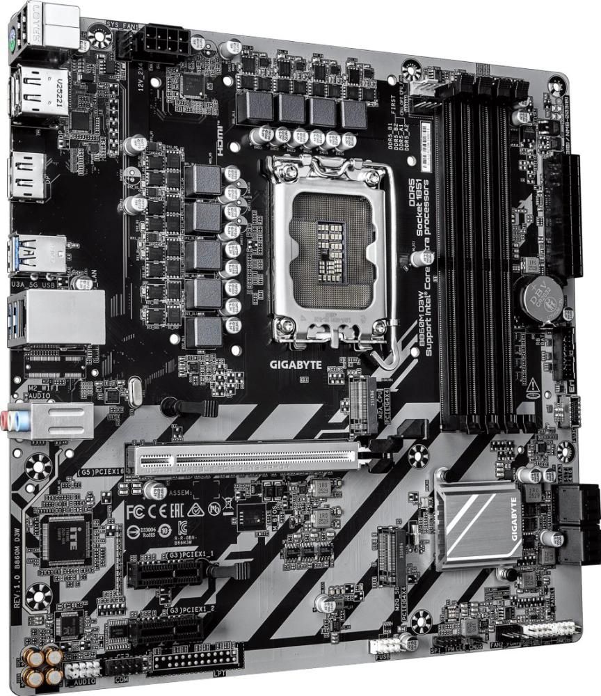 Материнская плата Gigabyte B860M D3W