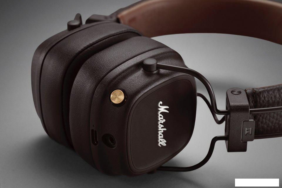 Наушники Marshall Major IV (коричневый)