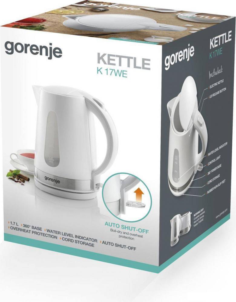 Электрический чайник Gorenje K17WE