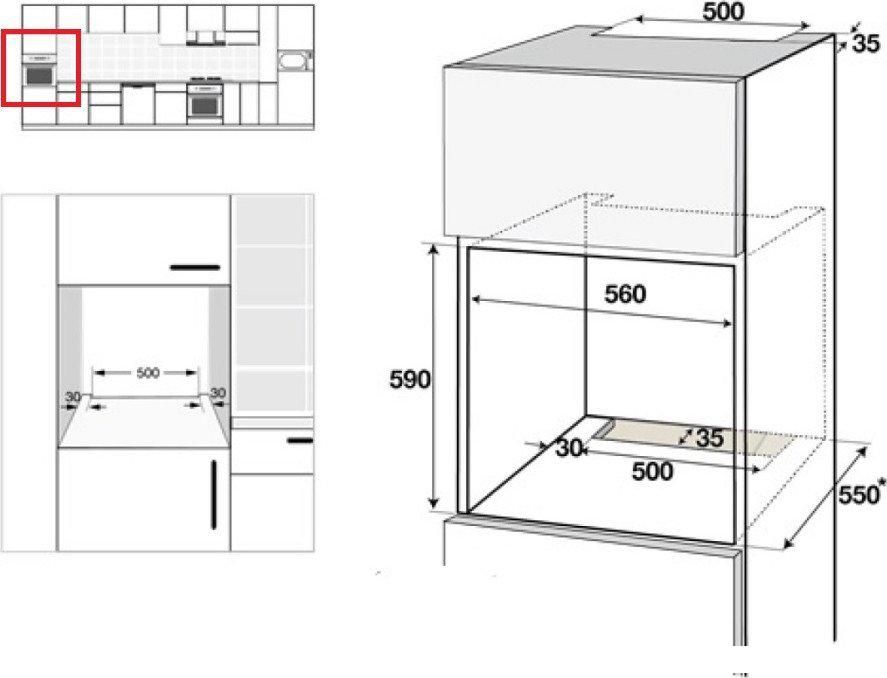Электрический духовой шкаф Schtoff Decor 800