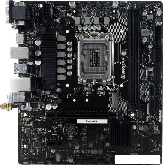 Материнская плата BIOSTAR B760MX2-E Ver. 6.1