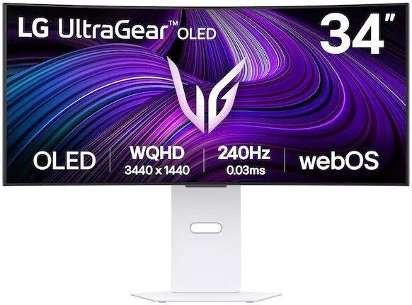 Игровой монитор LG UltraGear OLED 34GX90SA-W