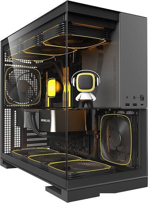 Корпус Geometric Future Model 5 5FAN (черный/серый)