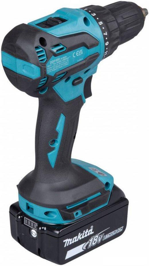 Дрель-шуруповерт Makita DDF490SF1J (с 1-им АКБ, кейс)