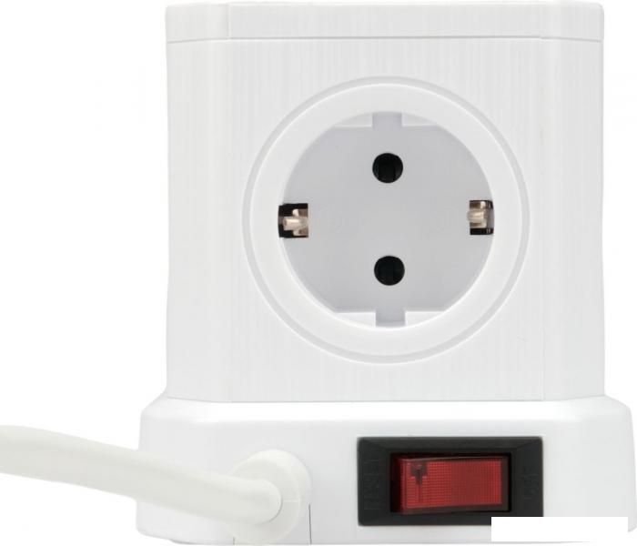 Сетевой фильтр Cablexpert TWR-5-U4-W-2