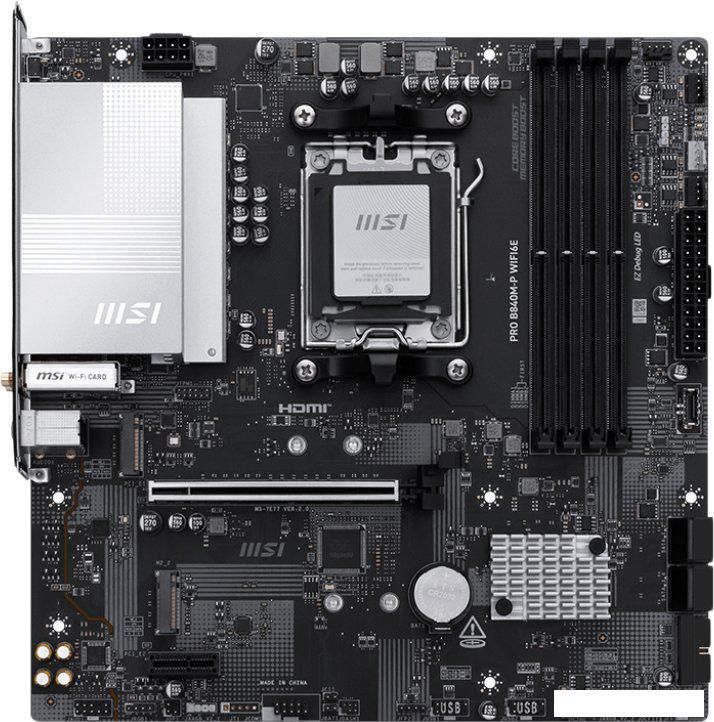 Материнская плата MSI Pro B840M-P WiFi6E