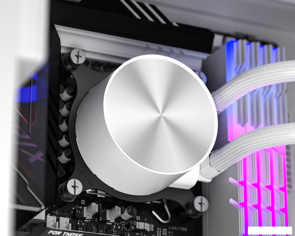 Система жидкостного охлаждения для процессора ID-Cooling FrostFlow FX240 Pro White