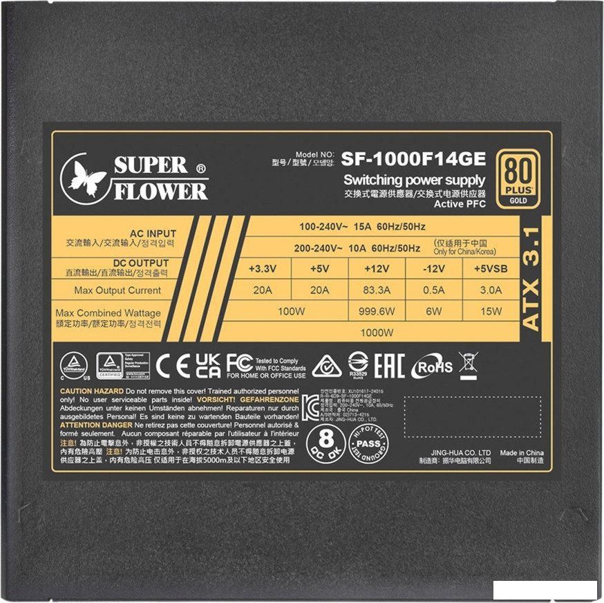 Блок питания Super Flower Leadex III Gold Up ATX 3.1 1000W SF-1000F14GE