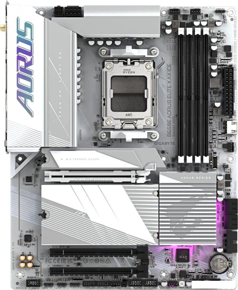 Материнская плата Gigabyte B650E Aorus Elite X AX ICE (rev. 1.0)
