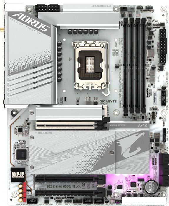 Материнская плата Gigabyte Z790 Aorus Elite AX Ice
