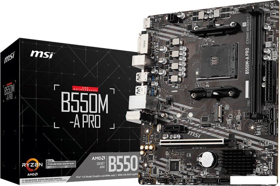 Материнская плата MSI B550M-A Pro