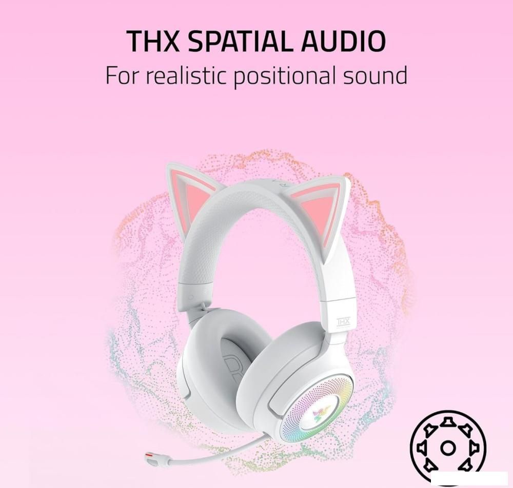 Наушники Razer Kraken Kitty V3 Pro (белый)