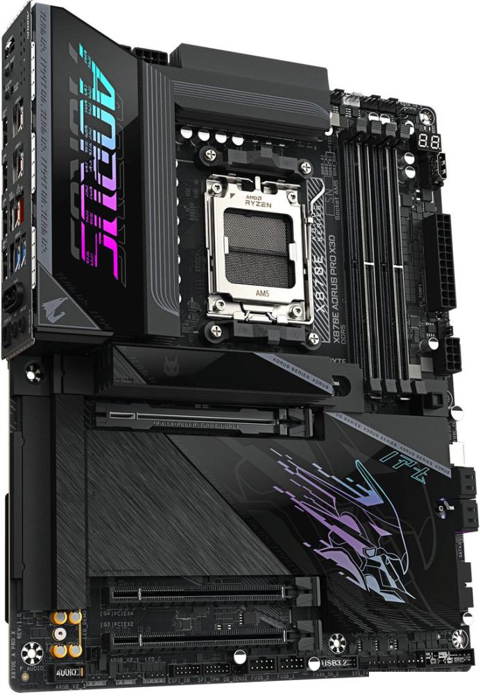 Материнская плата Gigabyte X870E Aorus Pro X3D