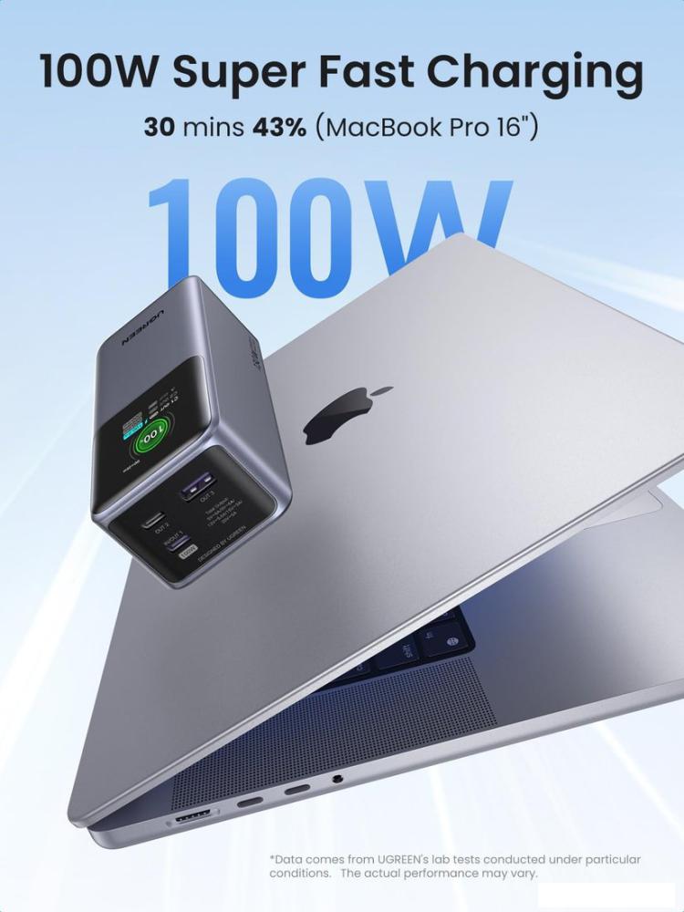 Внешний аккумулятор Ugreen PB721 20000mAh (серый)