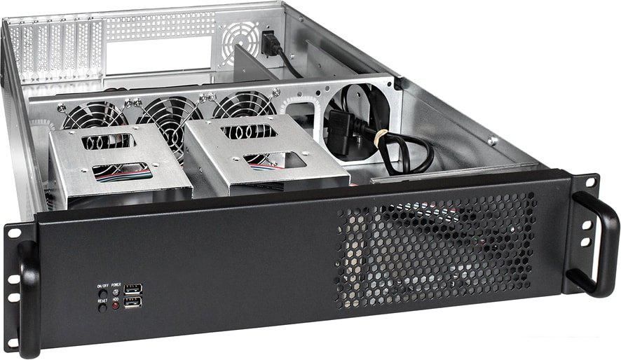 Корпус ExeGate 2U550-08 EX284959RUS