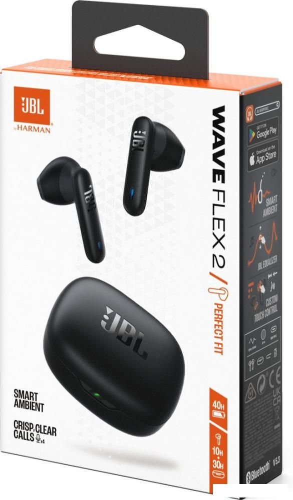 Наушники JBL Wave Flex 2 (черный)